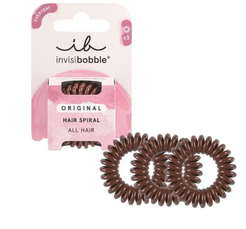 Резинки для волос коричневые INVISIBOBBLE Original Pretzel Brown 3 шт (Цена: 285 грн.)