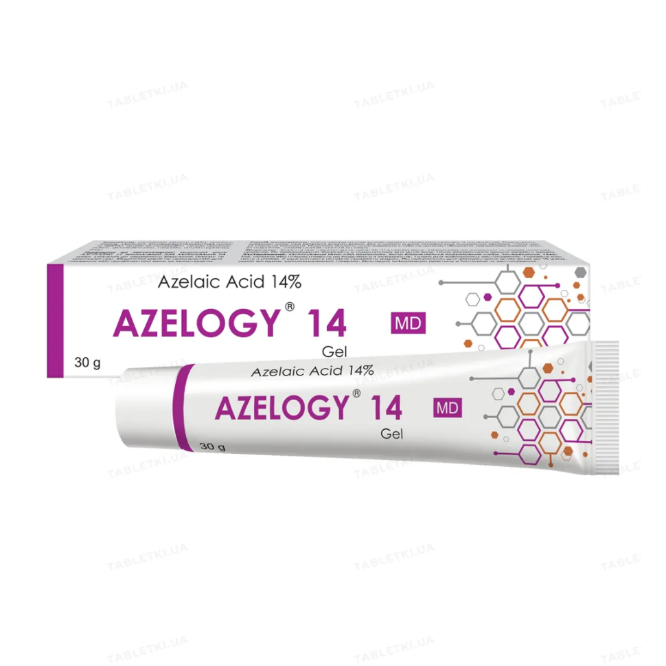 Гель с азелаиновой кислотой 14% Азелоджи PEROLITE Azelogy 14% 30 г (Цена: 530 грн.)