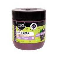REAL NATURA Super Hair Food Acai E Linho маска для сухого та кучерявого волосся 500 мл