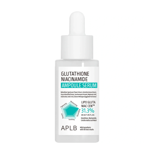 Сыворотка для выравнивания тона кожи с глутатионом и ниацинамидом APLB Glutathione Niacinamide Ampoule Serum 40 мл