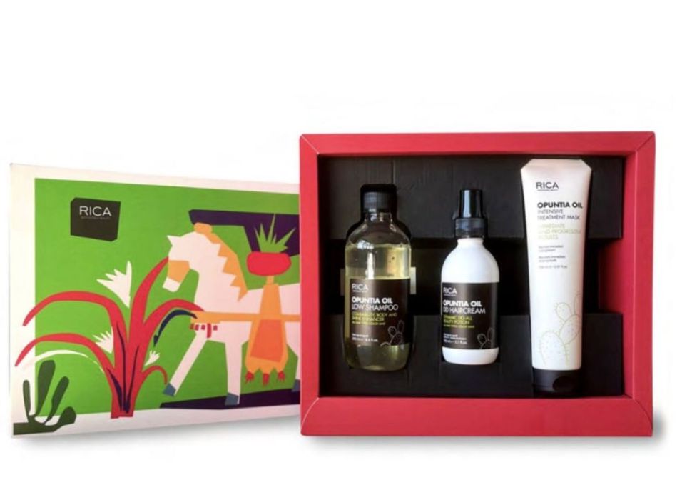 Подарочный набор средств для волос с маслом опунции RICA Gift Pack Opuntia Oil уп (Цена: 2 870 грн.)
