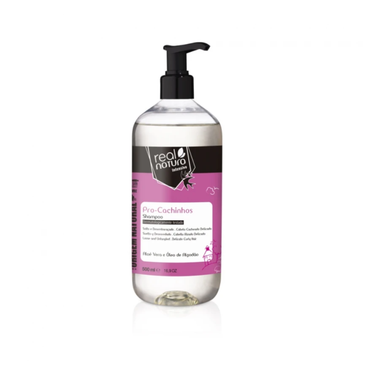 Шампунь для питания и смягчения волос REAL NATURA Sem Sal Pro-Cachinhos 500 мл (Цена: 735 грн.)