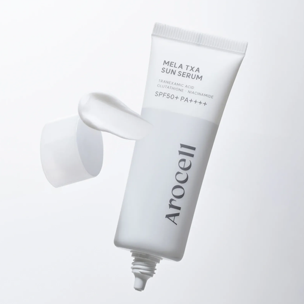 AROCELL сонцезахисна сироватка з транексамовою кислотою Mela TXA Sun Serum SPF50+ PA++++ 40 мл (Ціна: 750 грн.)