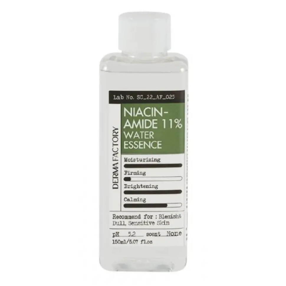 Осветляющий тонер-эссенция с ниацинамидом 11% DERMA FACTORY Niacinamide 11% Water Essense 150 мл (Цена: 625 грн.)