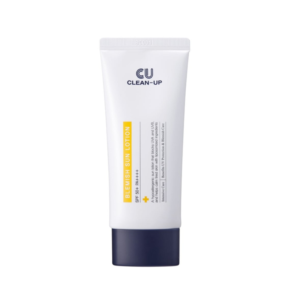 Солнцезащитный лосьон CUSKIN Clean Up Blemish Sun Lotion SPF 50+ PA++++ 60 мл (Цена: 1 218 грн.)
