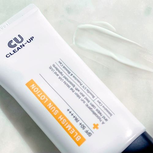 Солнцезащитный лосьон CUSKIN Clean Up Blemish Sun Lotion SPF 50+ PA++++ 60 мл