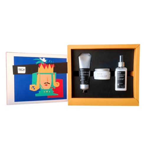 Подарочный мужской набор для бритья (эмульсия, крем, бальзам) RICA Gift Pack Opuntia Men-Barber уп