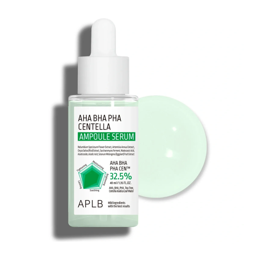 Ампульная сыворотка для проблемной кожи с AHA, BHA, PHA и центелой азиатской APLB AHA BHA PHA Centella Ampoule Serum 40 мл