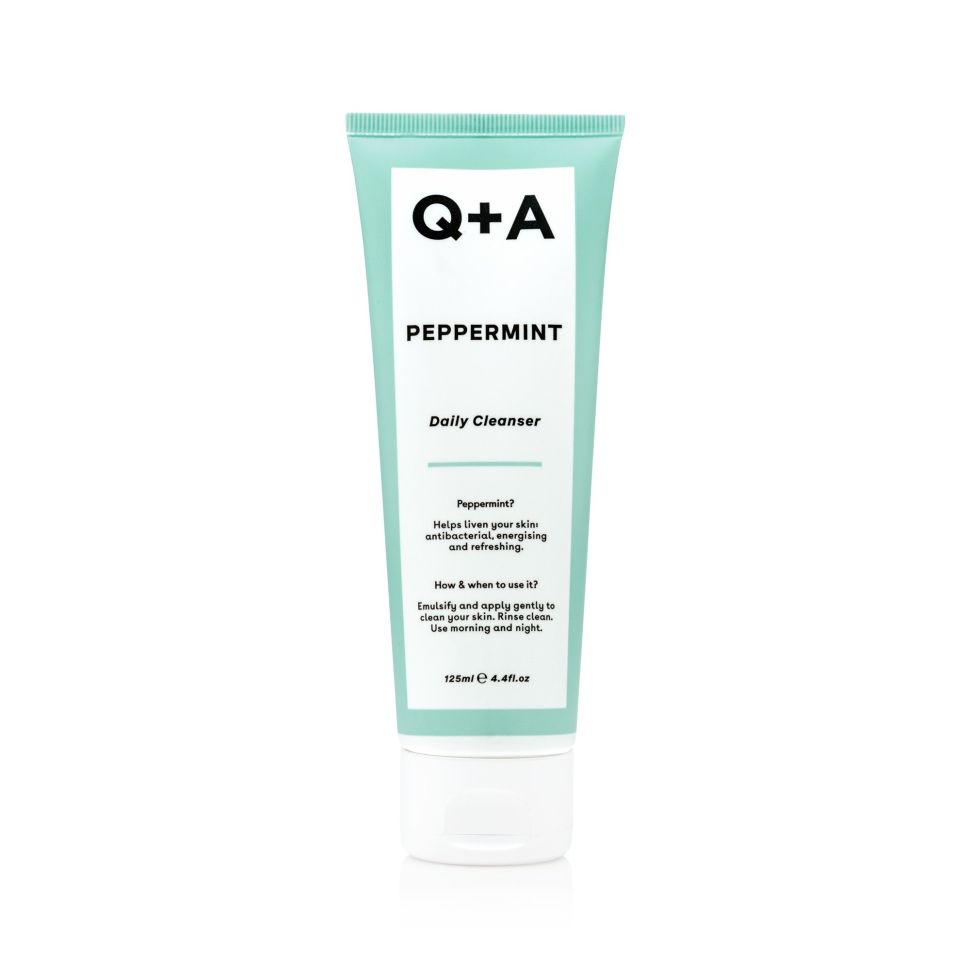 Очищающий гель для лица с мятой Q+A Peppermint Daily Cleanser 125 мл																		 (Цена: 494 грн.)