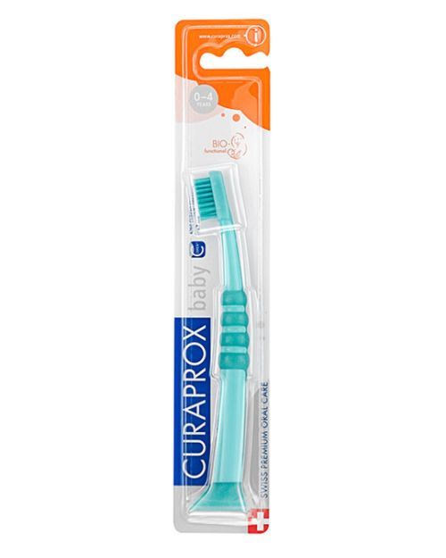Детская зубная щетка c резиновой ручкой 0-4 лет CURAPROX CS Baby шт (Цена: 339 грн.)
