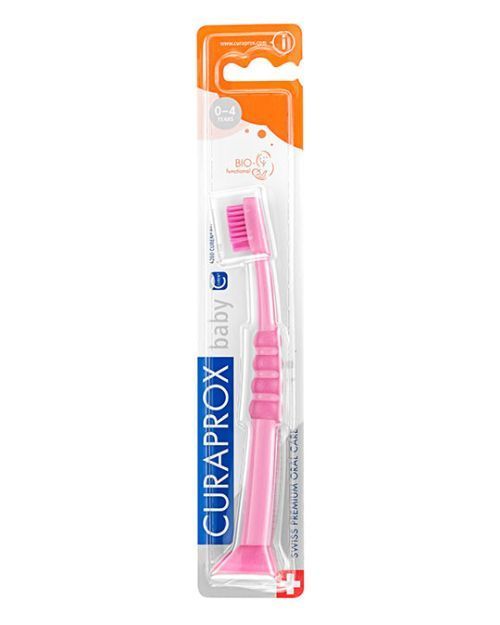 Детская зубная щетка c резиновой ручкой 0-4 лет CURAPROX CS Baby шт (Цена: 339 грн.)