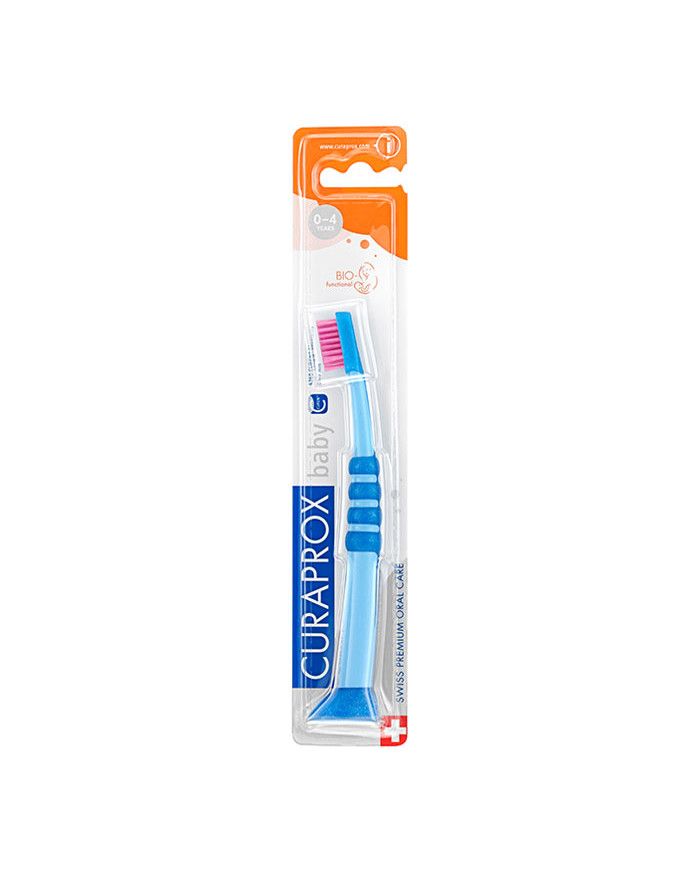 Детская зубная щетка c резиновой ручкой 0-4 лет CURAPROX CS Baby шт (Цена: 339 грн.)