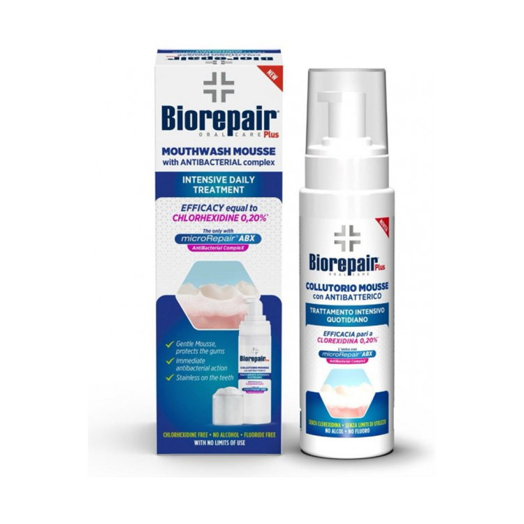 BIOREPAIR Plus мус "Антибактеріальний" для очищення ротової порожнини 200 мл (Ціна: 594 грн.)