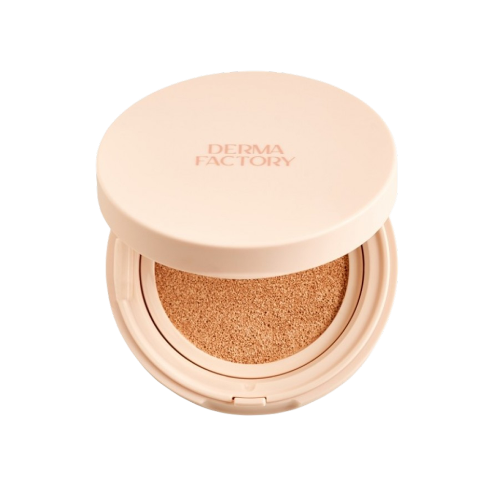 Увлажняющий и разглаживающий кушон с тональным эффектом DERMA FACTORY Vegan Collagen Cushion тон 23 15г (Цена: 825 грн.)