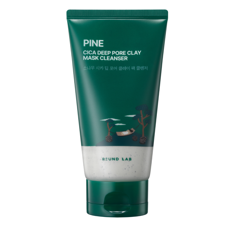 ROUND LAB глиняна маска-пінка для вмивання з екстрактом голок сосни Pine Cica Deep Pore Clay 150 мл (Ціна: 790 грн.)