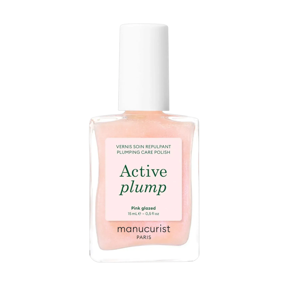 MANUCURIST Active™ Plump Pink Glazed лак для нігтів з колагеном з перламутровим ніжно-рожевим фінішем 15 мл (Ціна: 890 грн.)