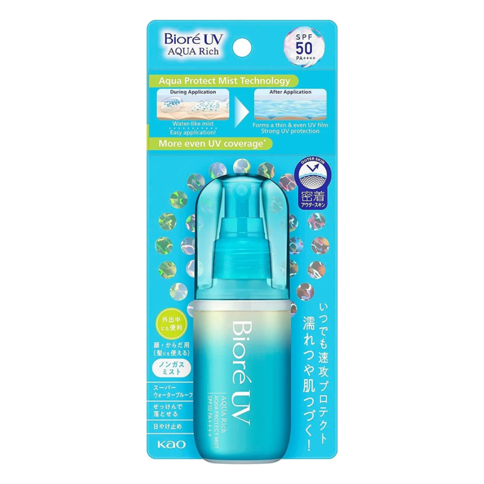 Солнцезащитный спрей-мист BIORE UV Aqua Rich Protect Mist SPF50+/PA++++ 60 мл (Цена: 640 грн.)