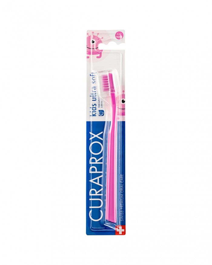 CURAPROX дитяча зубна щітка 4-12 років ультрам'яка Kids Ultra Soft 5500 шт (Ціна: 354 грн.)
