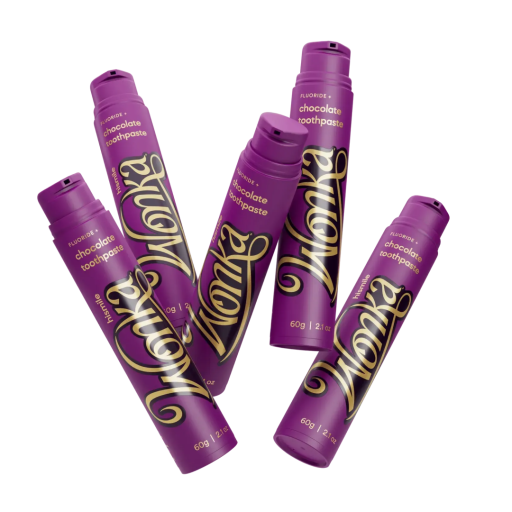 Зубная паста со вкусом шоколада HISMILE Wonka Chocolate Toothpaste 60 г