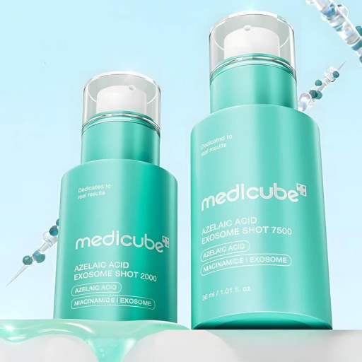Сыворотка с азелаиновой кислотой, экзосомами и спикулами MEDICUBE Azelaic Acid Exosome Shot 2000 30 мл