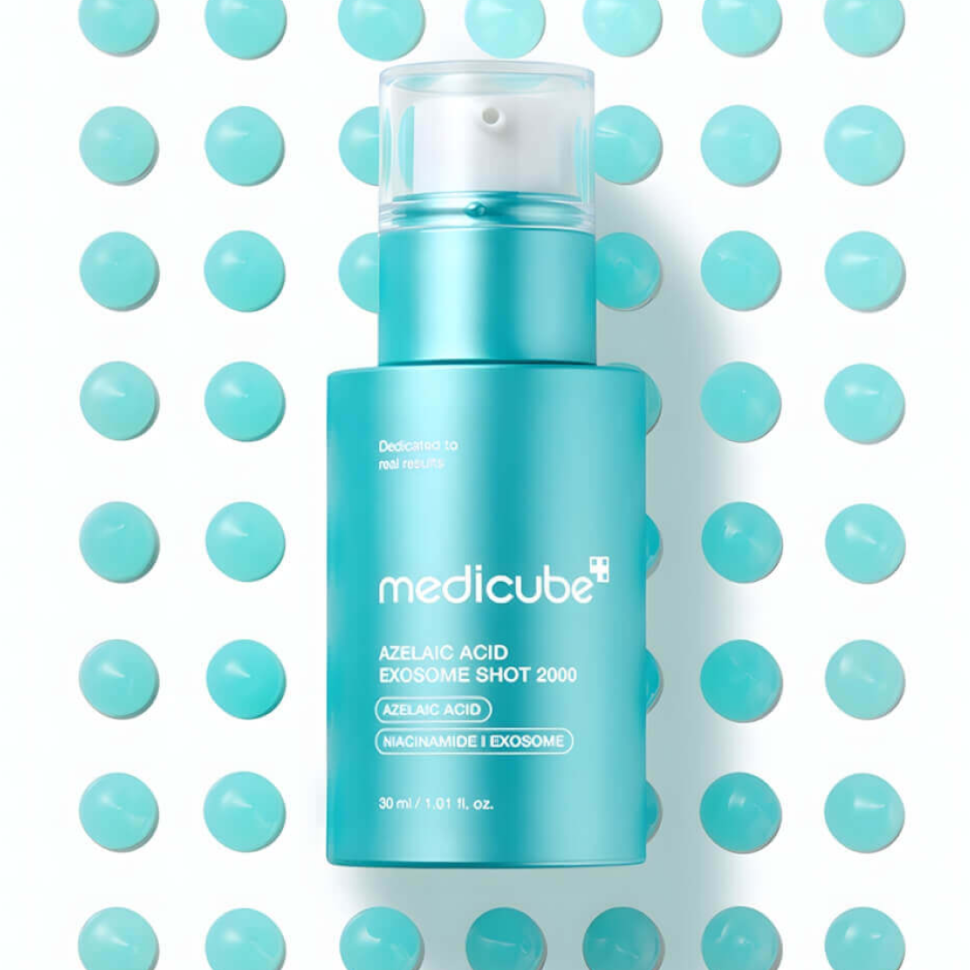 Сыворотка с азелаиновой кислотой, экзосомами и спикулами MEDICUBE Azelaic Acid Exosome Shot 2000 30 мл (Цена: 1 650 грн.)