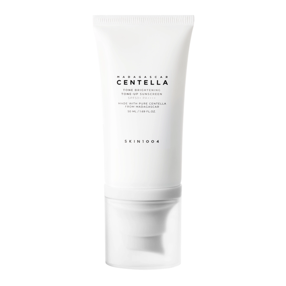 SKIN1004 Madagascar Centella Tone Brightening Tone-up Sunscreen SPF50PA++++ сонцезахисний крем для вирівнювання тону 50 мл (Ціна: 760 грн.)