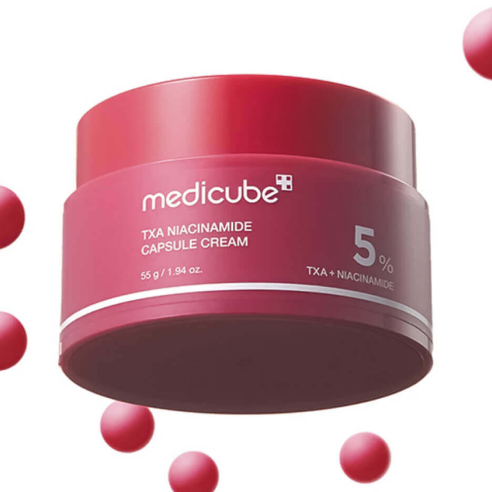 Капсульный крем с транексамовой кислотой и ниацинамидом MEDICUBE TXA Niacinamide Capsule Cream 55 г (Цена: 1 750 грн.)