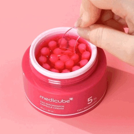 Капсульный крем с транексамовой кислотой и ниацинамидом MEDICUBE TXA Niacinamide Capsule Cream 55 г