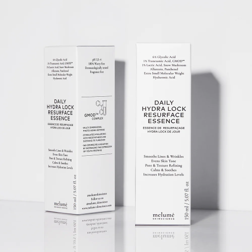 Кислотный тонер-эссенция для сияния MELUMÉ SKINSCIENCE Hydra Lock Resurfacing Essence 150 мл