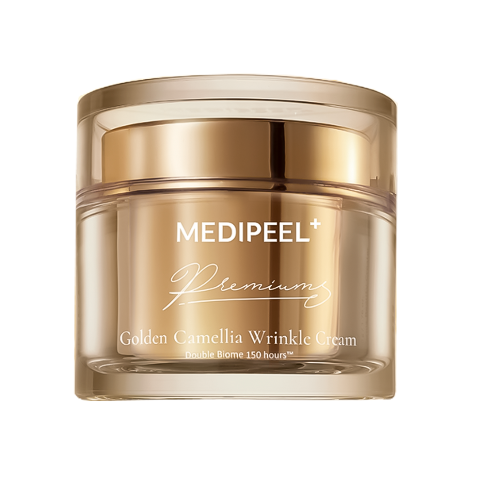 Премиальный омолаживающий крем с экстрактом камелии MEDIPEEL Premium Golden Camellia Wrinkle Cream 50 мл (Цена: 1 050 грн.)