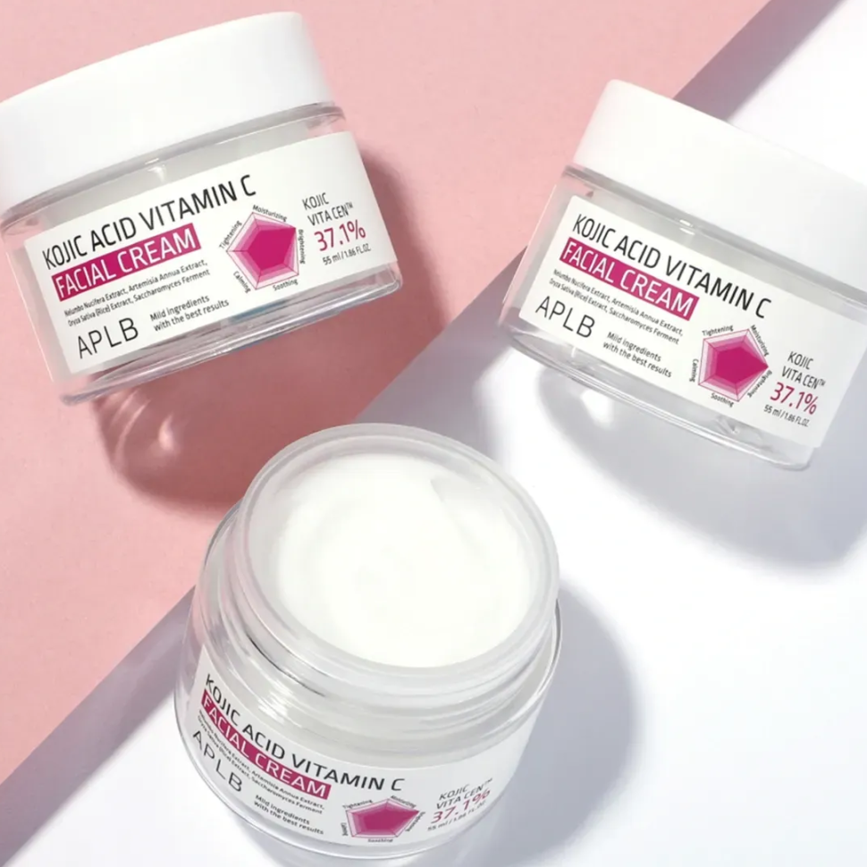 Крем для лица против пигментации с койевой кислотой и витамином C APLB Kojic Acid Vitamin C Facial Cream 55 мл (Цена: 495 грн.)
