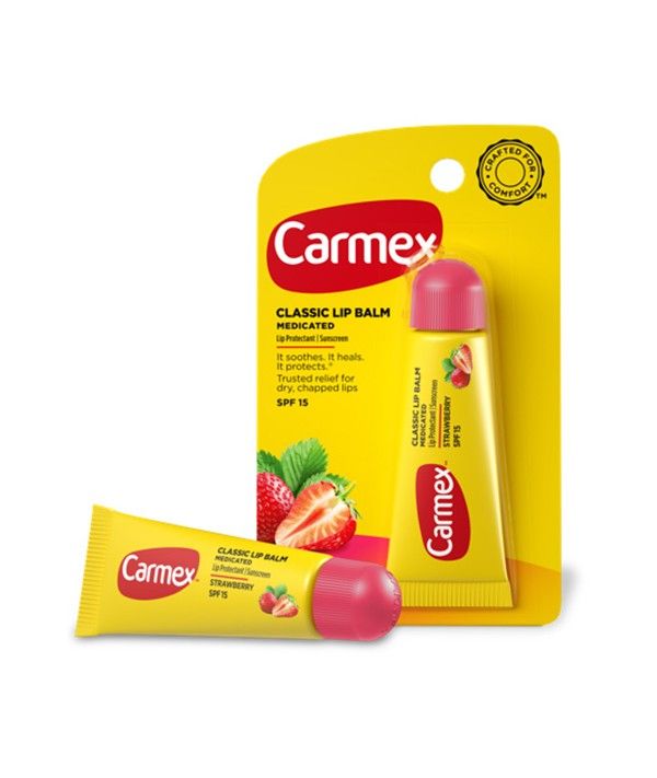 Бальзам CARMEX Daily Care Moisturizing Lip Balm Strawberry Tube SPF 15 10 г (Цена: 100 грн.)