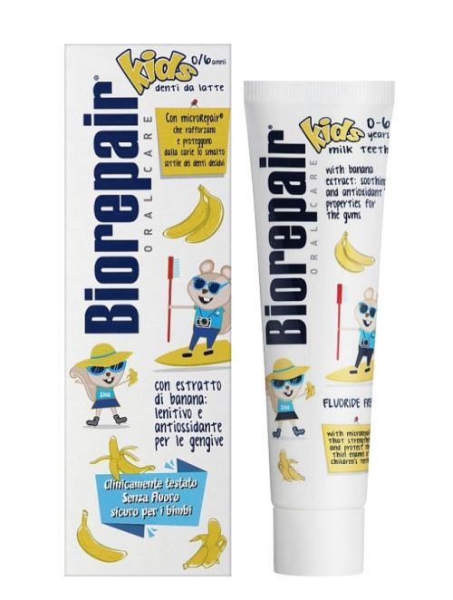 Зубная паста детская Веселый мышонок банан от 0 до 6 лет BIOREPAIR 50 мл  (Цена: 167 грн.)