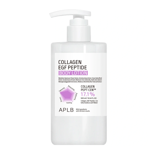 Лосьон для тела с коллагеном, EGF и пептидами для упругости кожи APLB Collagen EGF Peptide Body Lotion 300 мл
