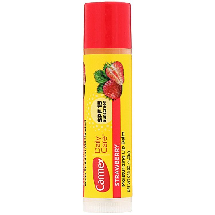 Бальзам для губ Carmex Daily Care Lip Balm Strawberry Stick SPF 15 4 г (Ціна: 100 грн.)