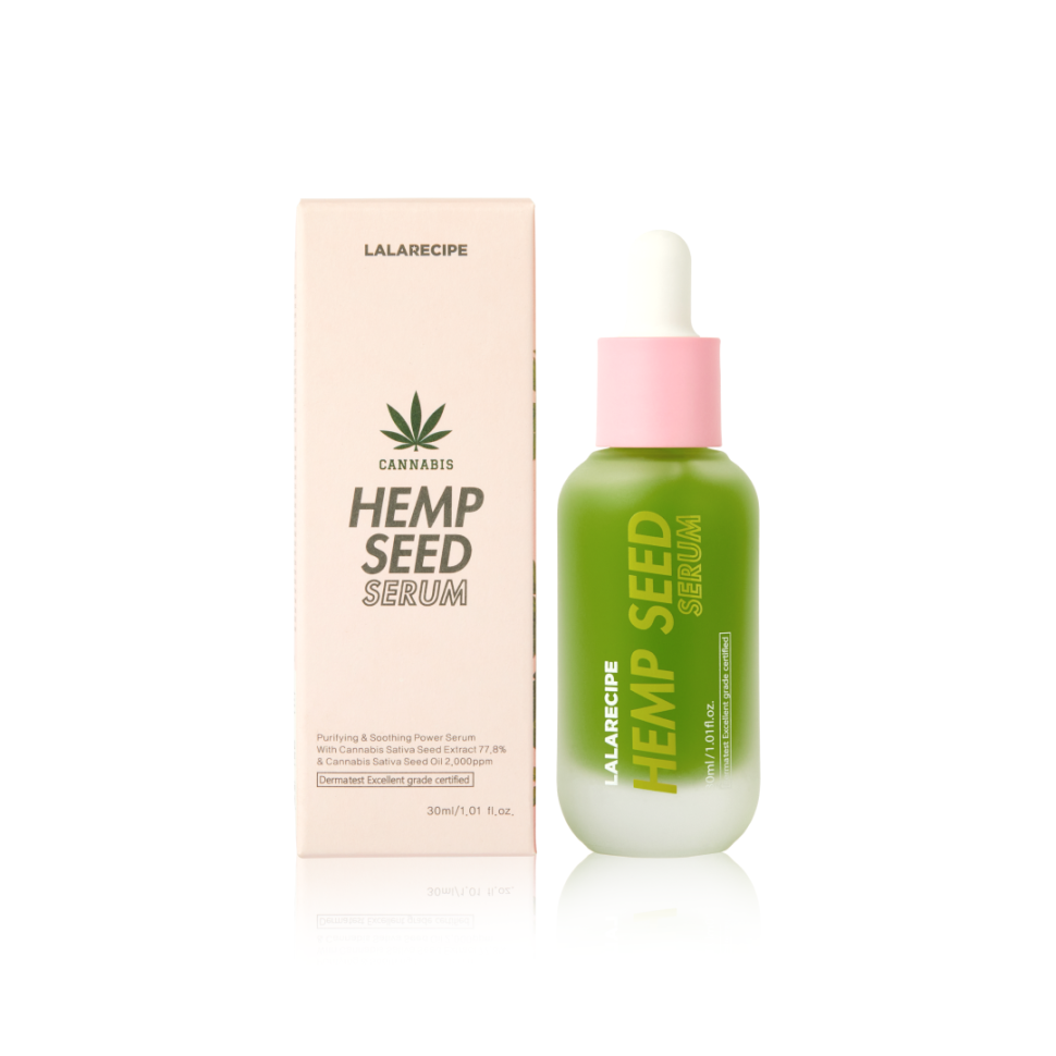 Успокаивающая сыворотка для лица с экстрактом семян конопли LALARECIPE Hempseed Serum 30 мл (Цена: 980 грн.)