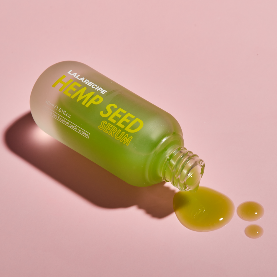 Успокаивающая сыворотка для лица с экстрактом семян конопли LALARECIPE Hempseed Serum 30 мл (Цена: 980 грн.)