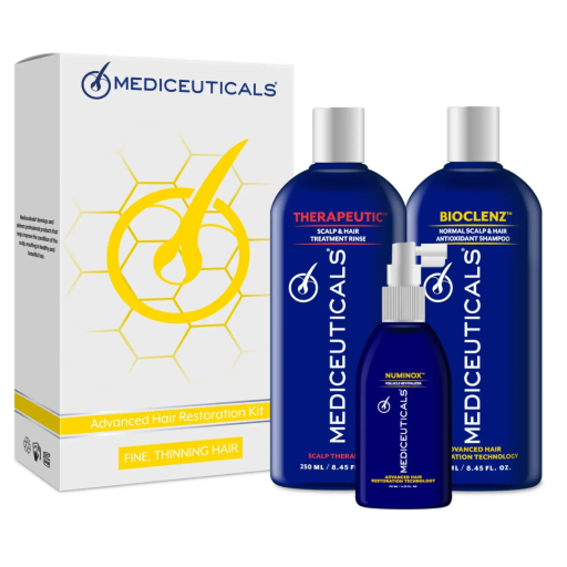 MEDICEUTICALS Advanced Hair Restoration Kit Fine, Thinning Hair набір проти випадіння та стоншення волосся для нормальної / жирної шкіри голови уп