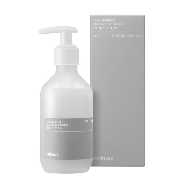 Гель-пенка для умывания с керамидами CELIMAX Dual Barrier Mild Gel Cleanser 200 мл (Цена: 720 грн.)