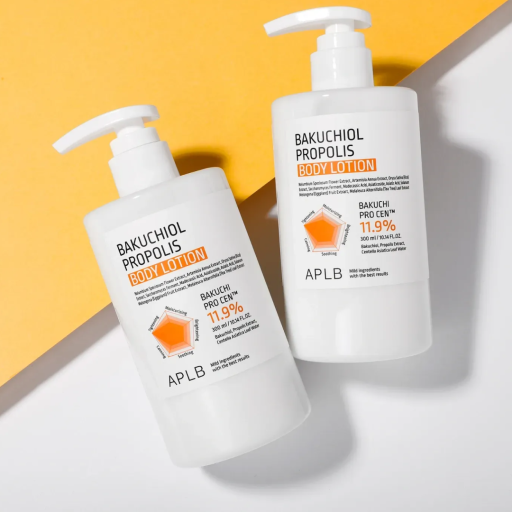 Лосьон для укрепления кожи с бакучиолом и прополисом APLB Bakuchiol Propolis Body Lotion 300 мл