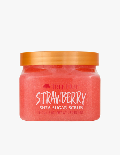 Скраб сахарный для тела с ароматом клубники TREE HUT Strawberry Sugar Scrub 510 г 
