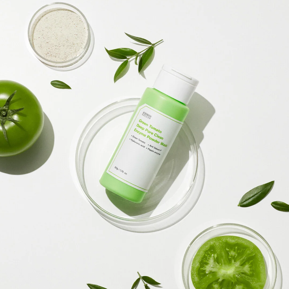 Пудра энзимная для очистки лица SUNGBOON Editor Green Tomato Deep Pore Clean Enzyme Powder Wash 50 г (Цена: 870 грн.)