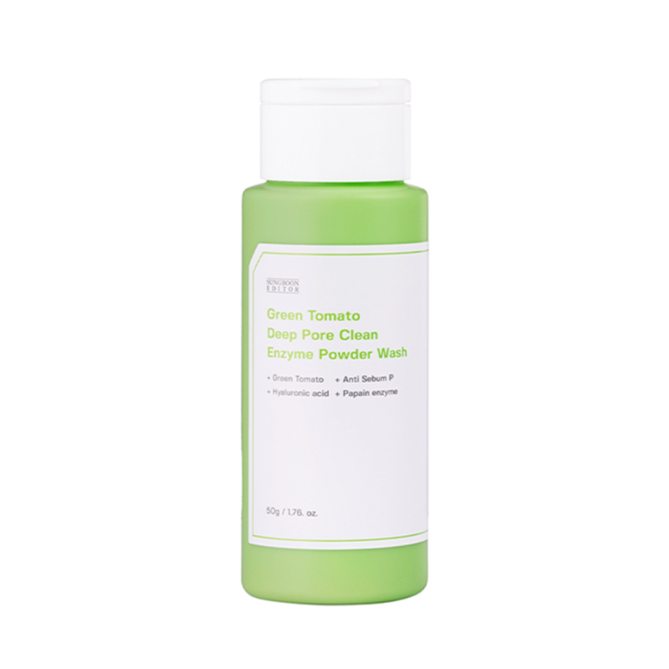 Пудра энзимная для очистки лица SUNGBOON Editor Green Tomato Deep Pore Clean Enzyme Powder Wash 50 г (Цена: 870 грн.)