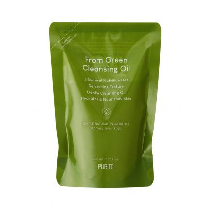 Гидрофильное масло с зеленым чаем рефил PURITO From Green Cleansing Oil 200 мл  (Цена: 750 грн.)