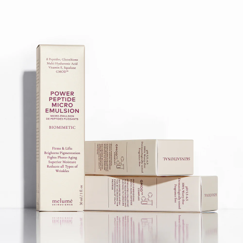 Омолаживающий пептидный крем-емульсия MELUMÉ SKINSCIENCE Power Peptide Micro Emulsion 30 мл (Цена: 7 190 грн.)