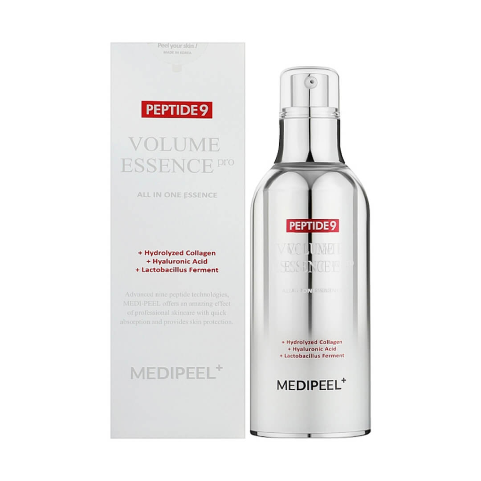 Кислородная эссенция для упругости кожи с пептидами MEDIPEEL Peptide 9 Volume All In One Essence PRO 100 мл (Цена: 1 050 грн.)
