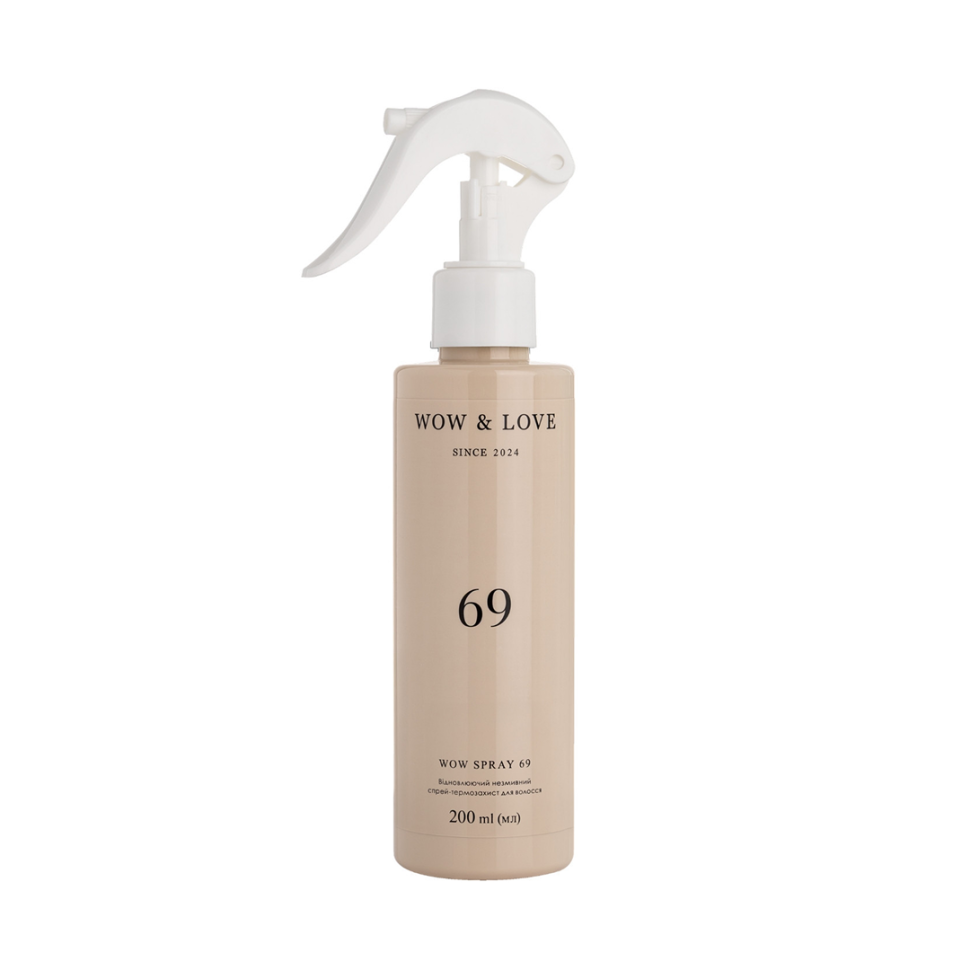 Восстанавливающий несмываемый спрей-термозащита WOW & LOVE 69 Wow Spray 200 мл (Цена: 646 грн.)