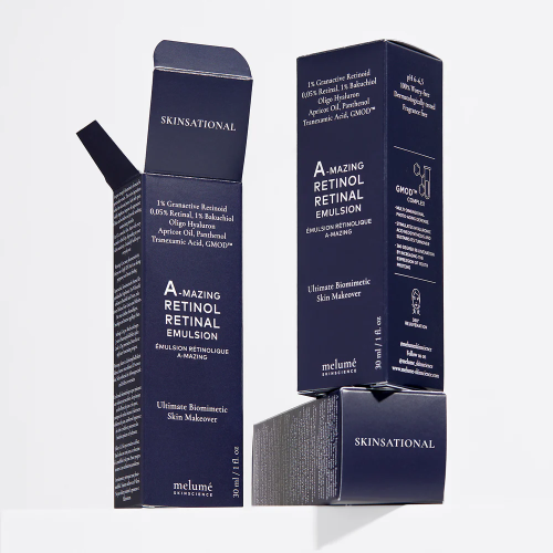 Ночной крем-эмульсия с ретиноидом и ретиналем MELUMÉ SKINSCIENCE A-mazing Retinol Retinal Emulsion 30 мл (Цена: 7 190 грн.)