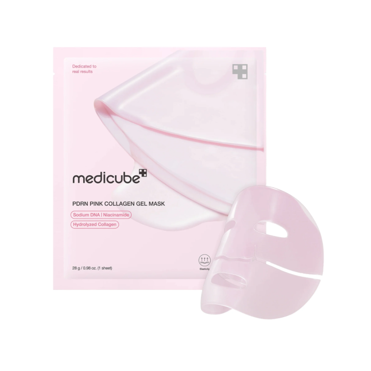 MEDICUBE PDRN Pink Collagen Gel Mask гідрогелева маска з полінуклеотидами шт