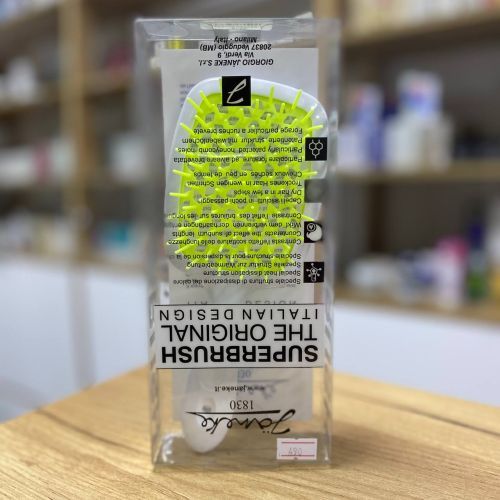 Щітка для волосся білий з неоновим салатовим JANEKE 1830 Superbrush The Original Italian 1 шт (Ціна: 675 грн.)